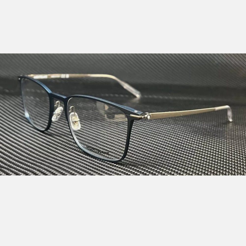 Mont Blanc 55mm Silver Eyeglasses